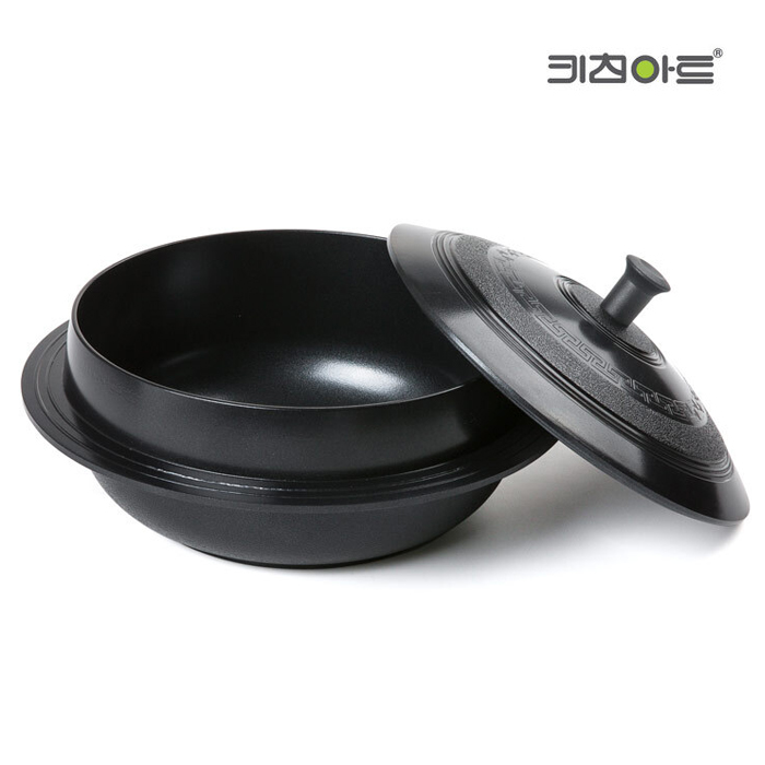 키친아트 금상첨화 세라믹 가마솥 통주물 냄비 24cm - 상세 이미지 3