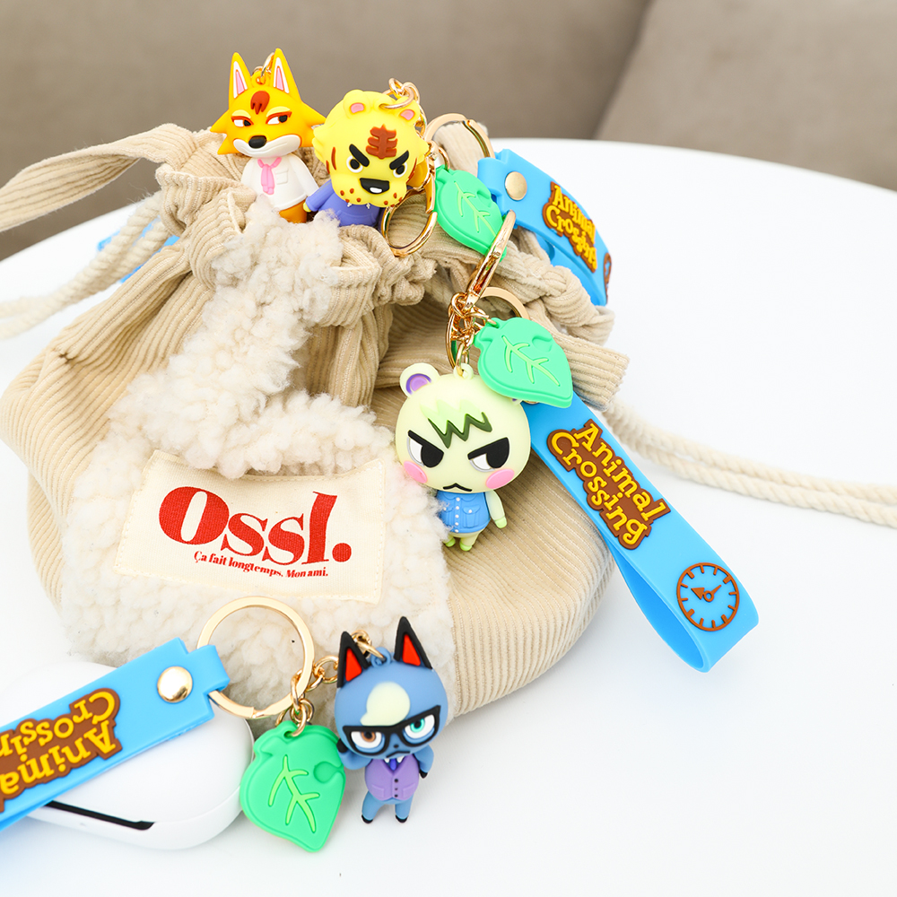동물의숲 에어팟 키링 차키키링 가방고리 캐릭터 고양이 강아지 키링 OBJ-16