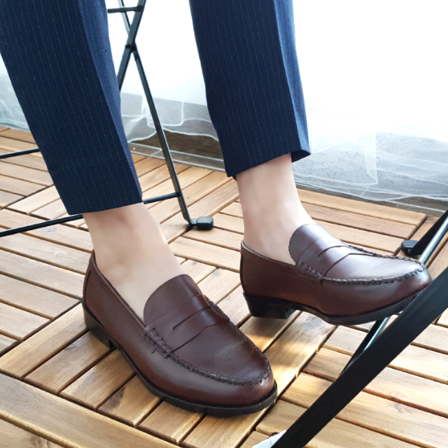 발락 페니로퍼 수제화 키높이 소가죽 240 290mm - 상세 이미지 2