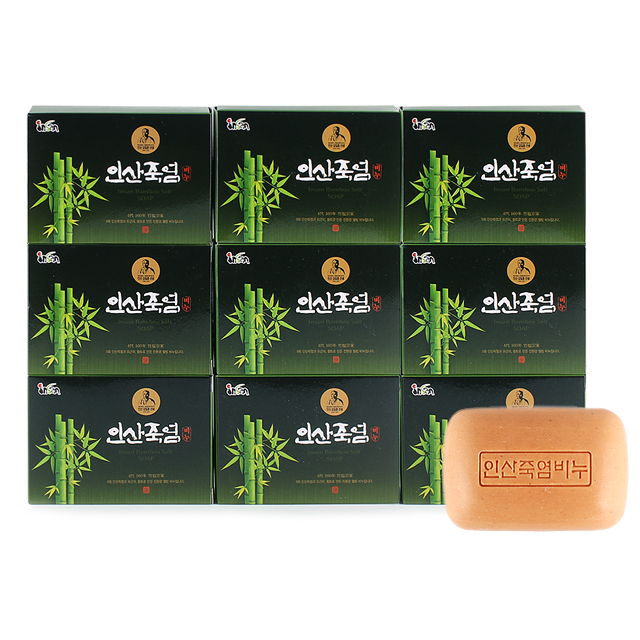 인산죽염 죽염비누 100g 10개 - 상품 이미지