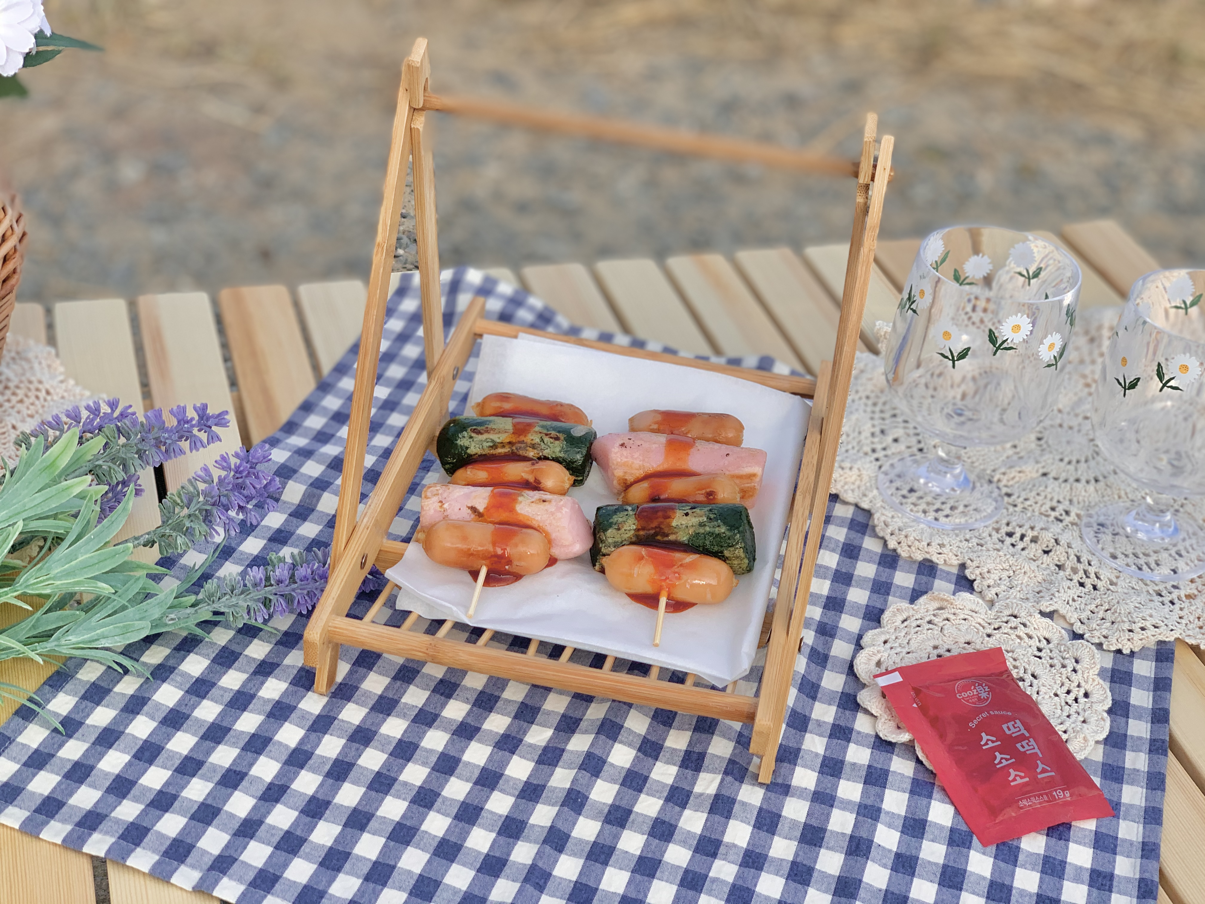 미니테이블보 캠핑 쉘프 협탁보 전자렌지커버