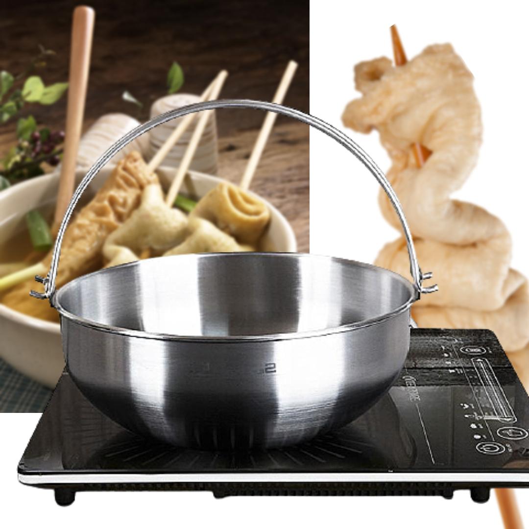 인덕션 전골 냄비 용 샤브샤브 오뎅 냄비 탕 밀푀유 나베 부대 찌개 어묵탕 ih 전용
