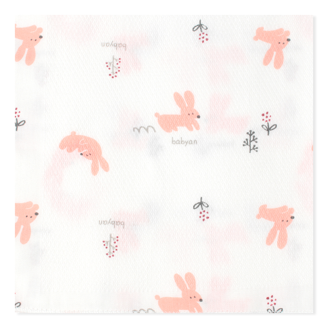 베이비앙 국내산 무형광 신생아 아기 유아 순면 캐릭터 나염 가제 엠보손수건 10장(혼합가능)