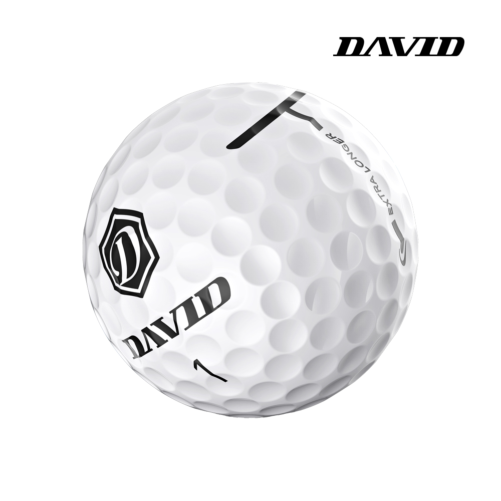 데이비드 고반발 골프공 P1 비거리 장타 골프볼 T라인 퍼팅정렬 20개입, 화이트