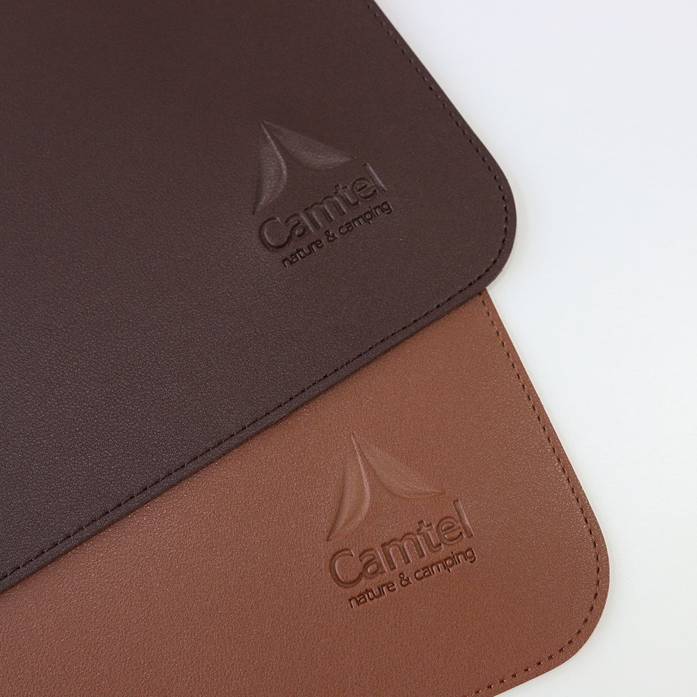 감성 캠핑 테이블보 캠핑용 식탁 패드 가죽 테이블보 러너 M