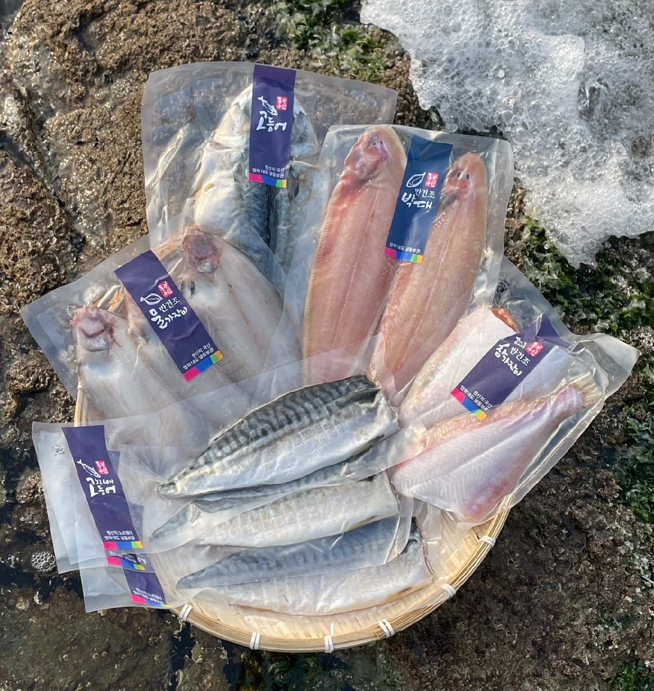 동광수산 동해  영덕 참 가자미 물 고등어 살  도루묵 반건조 생선 미주구리 꽃돔 조기 서대 생선모듬