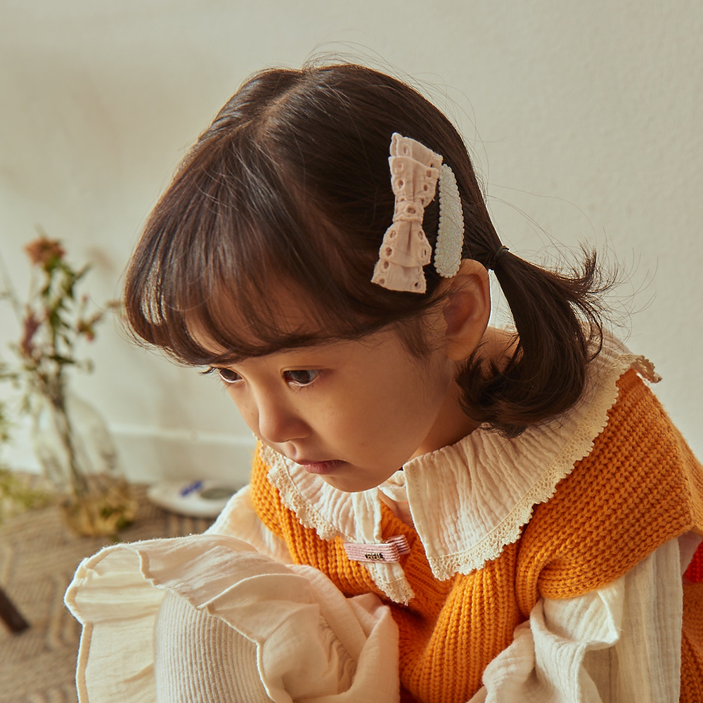 리얼리시리얼 딸기우유좋아 아기 머리 유아 여아 헤어 핀 삔 어린이집 생일 선물 답례품 - 상세 이미지 4