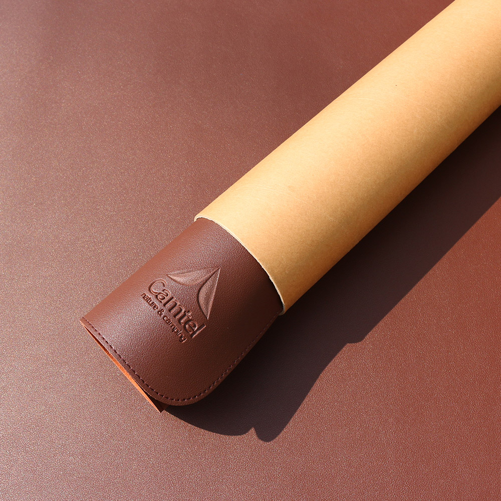 감성 캠핑 테이블보 캠핑용 식탁 패드 가죽 테이블보 러너 M