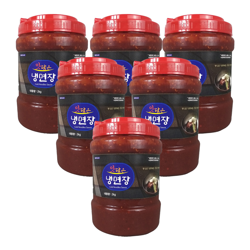 맛담은 냉면장 2kg 6개세트/냉면양념장 - 상품 이미지