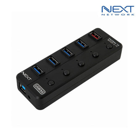 이지넷 5포트 USB3.0 허브(NEXT-UH305) 유전원