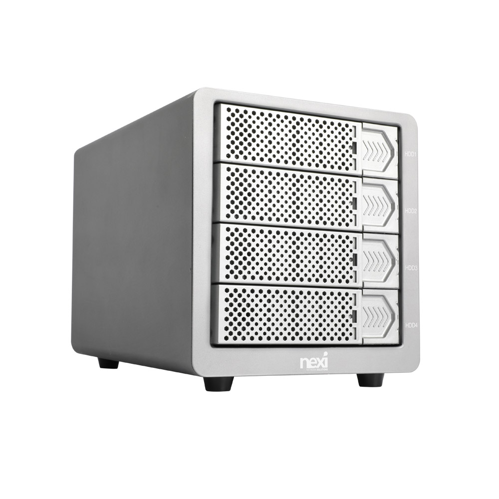 넥시 NX-804U31 외장 케이스 HDD SSD USB 3.1 4베이 하드 도킹스테이션 - 상품 이미지