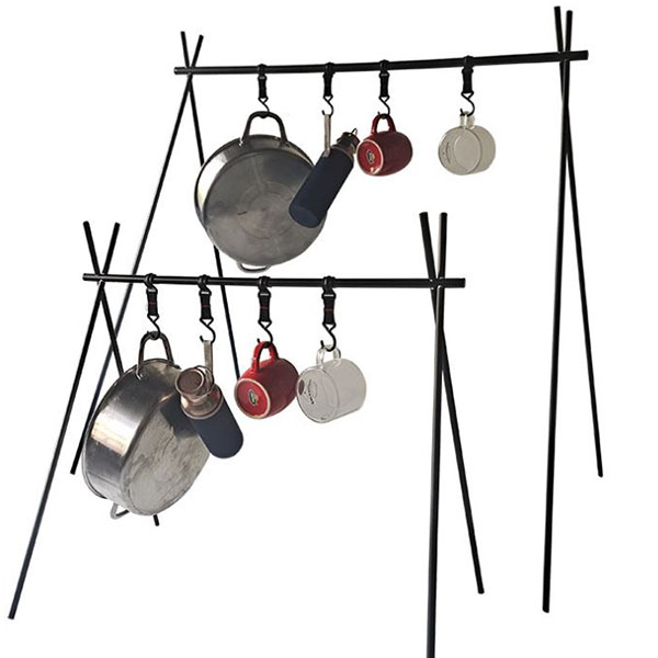 행어후크 일반 블랙 인디언행거 고리 걸이 캠핑 아웃도어 스트랩 취사 캠프 감성 소품 옷걸이