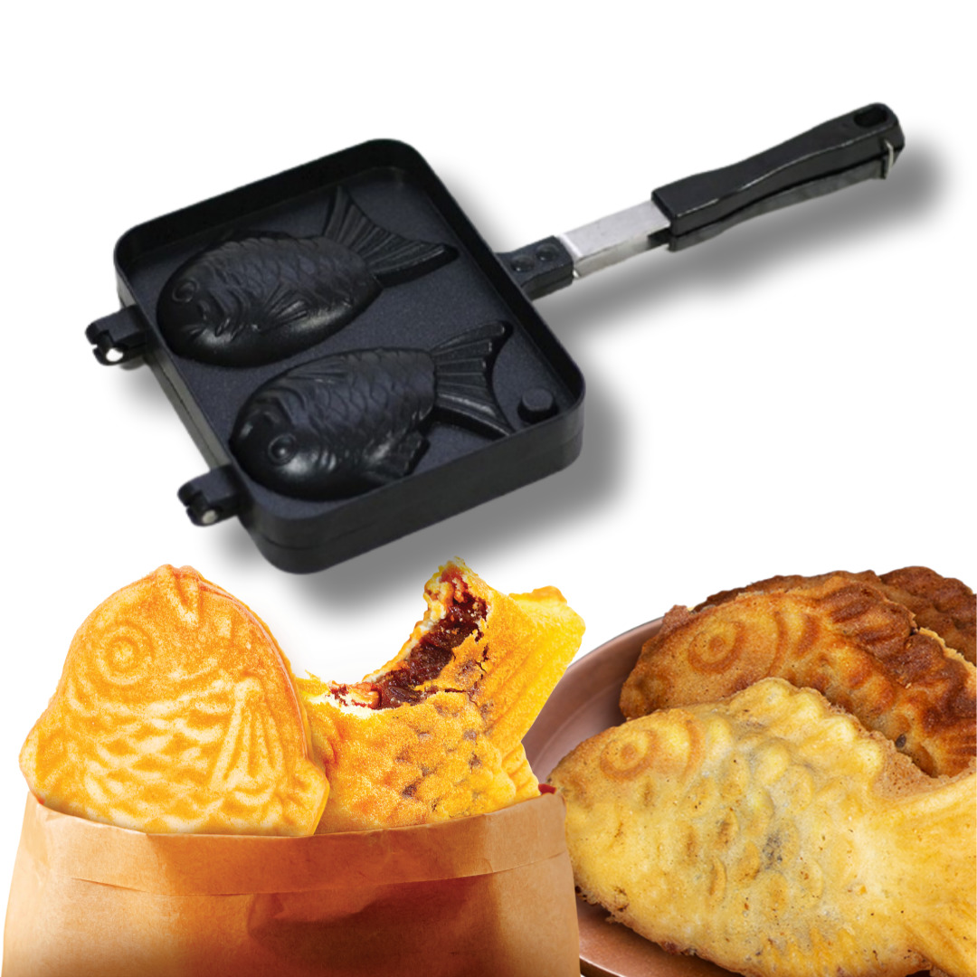 가정용 2구 미니 붕어빵팬 붕어빵틀 붕어빵만들기 베이킹 간식 제조기 집에서 잉어빵 장사