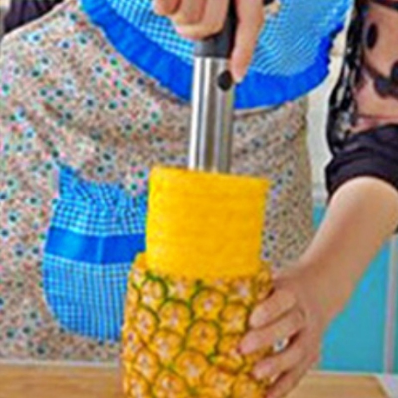 파인애플깍기 과일 커터기 써는 슬라이서 깍는 칼 파인애플 자르기 깍는 기계 슬라이스 커터 - 상품 이미지