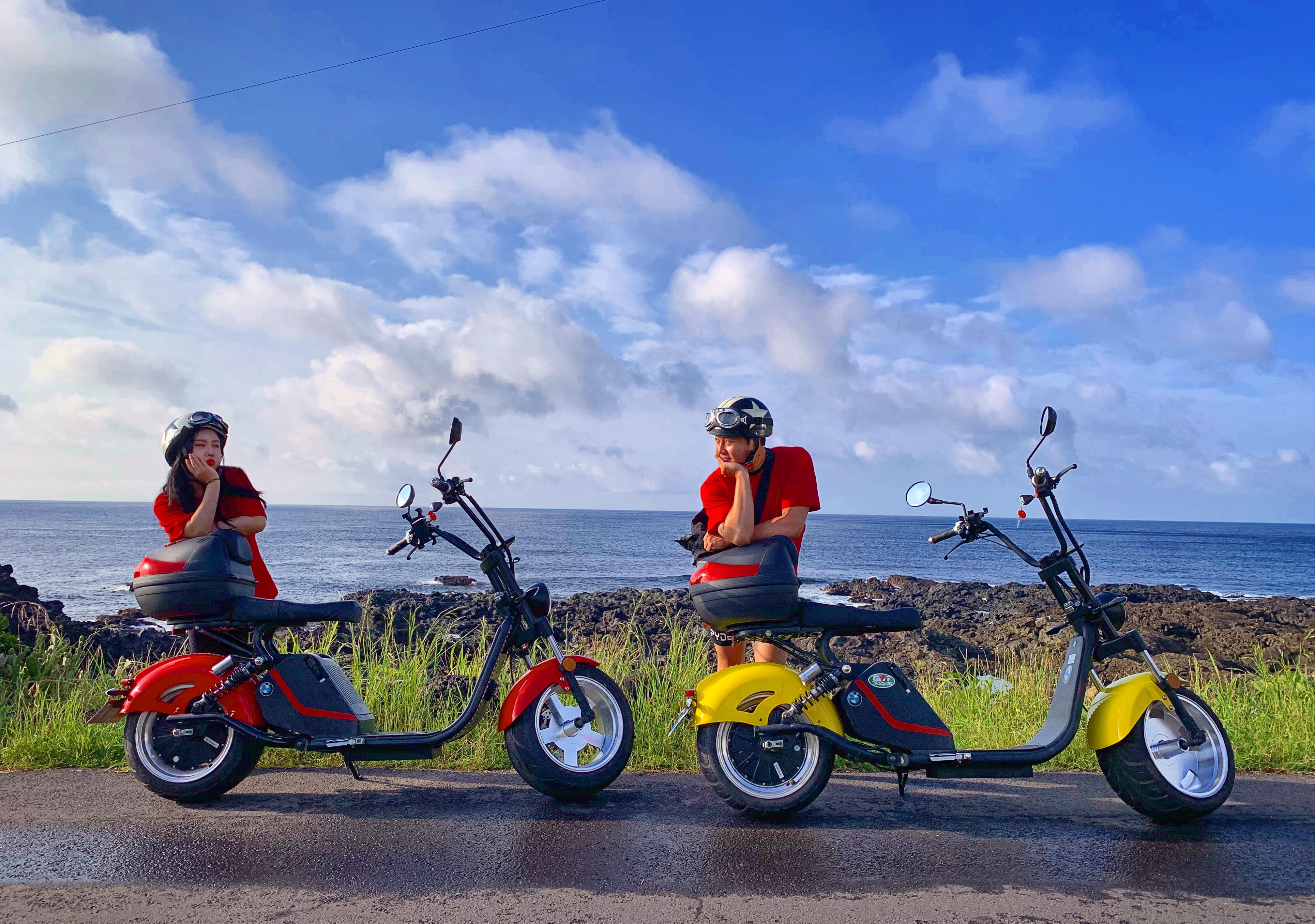 우도 전기차 스쿠터 바이크 오토바이 대여 예약 렌트 제주도 우도 여행 가볼만한곳 코코나라 이미지 4