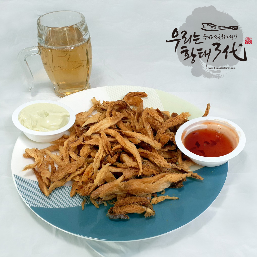 용대리 황태채 아삭바삭 맥주 안주 간식 인간극장 산골황태덕장 - 상세 이미지 2