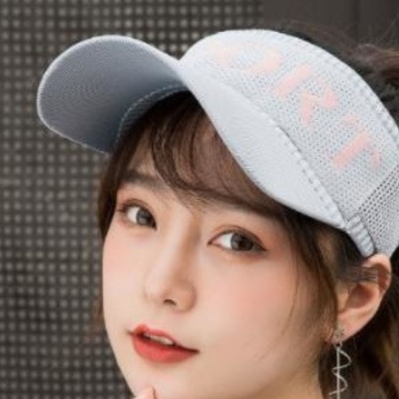 여자 캡모자 밴드형 여성 테니스 모자 볼캡 블랙 화이트 그레이 핑크 커피색 흰색 썬캡 - 상세 이미지 3