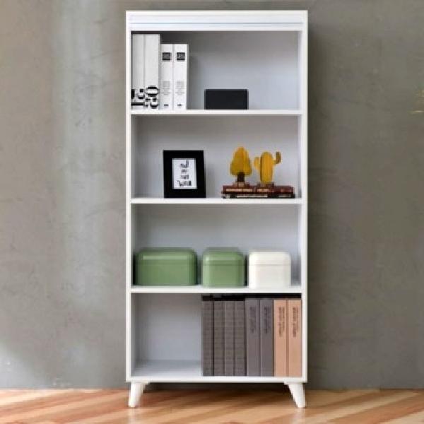 전면책장 거실 벽책장 만화 책장 공간분리 가벽 메이플 화이트 겸 수납장 600 원룸 진열