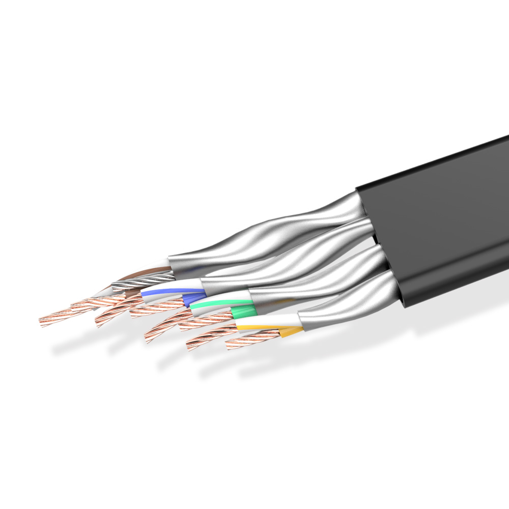 벤션 40Gbps CAT8 칼국수형 인터넷 초고속 랜선 랜케이블 IKC 5m, 1개 - 상세 이미지 3