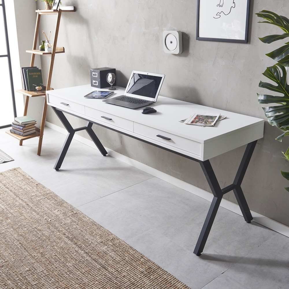 빈스 중학생 중등 고등학생 중고등 대학생 넓은 긴 책상 1200 - 상세 이미지 4