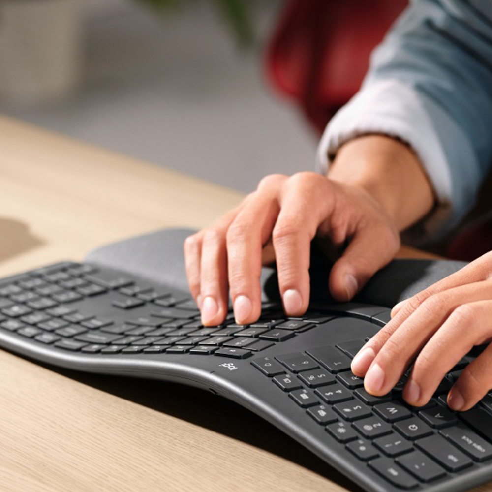 로지텍 코리아 Ergo K860 인체공학 무선 블루투스 키보드 / 장패드 행사 - 상세 이미지 2