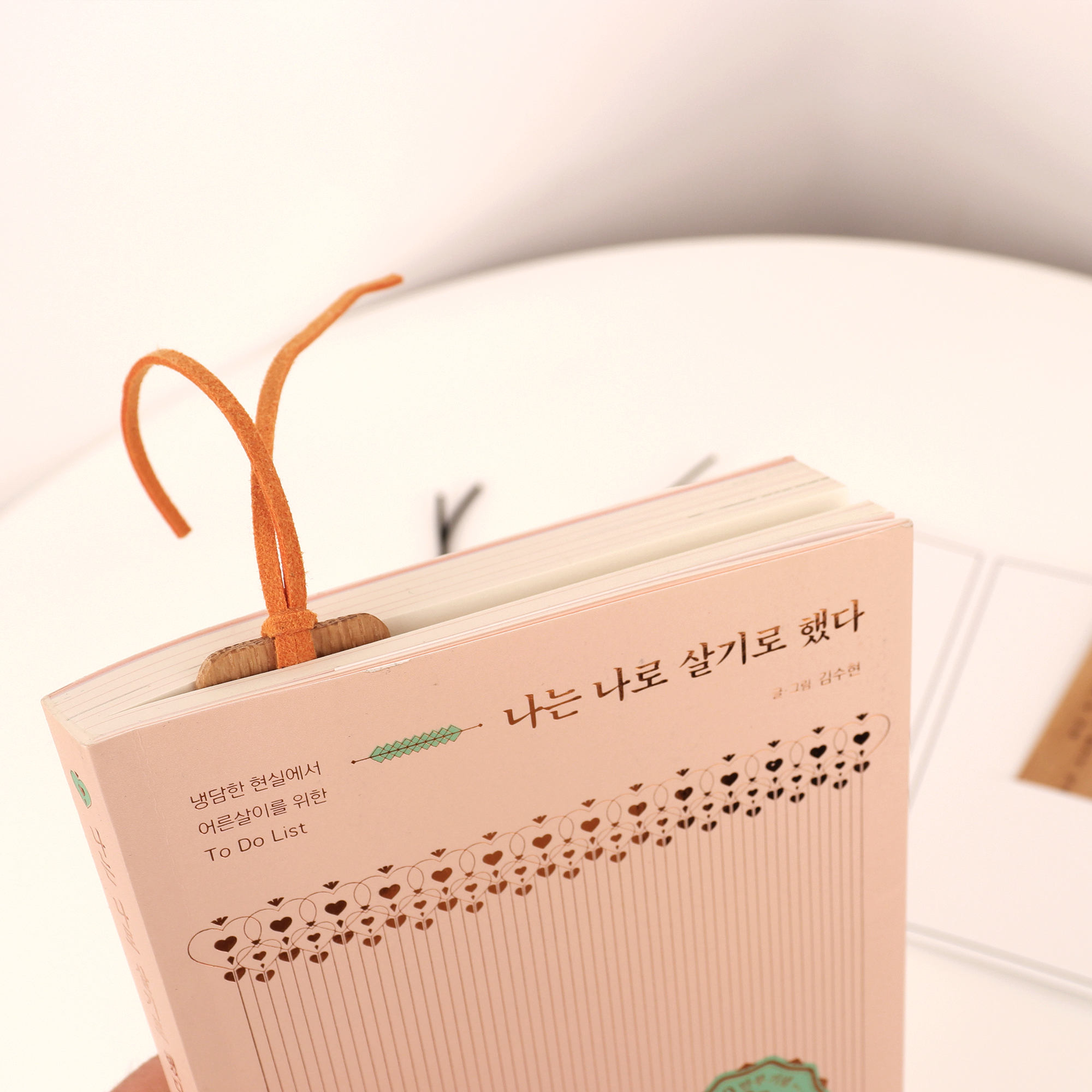 감성모먼트 책갈피 주문제작 각인 우드 독서 캘리 고급 기념품 선물 이미지 6