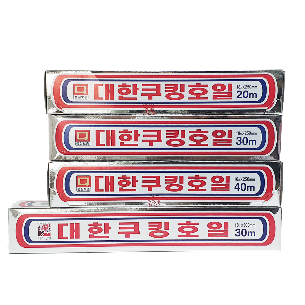 대한 쿠킹호일 25cm x 20m 두꺼운 알루미늄 키친 은박 호일 구이용 - 상세 이미지 2