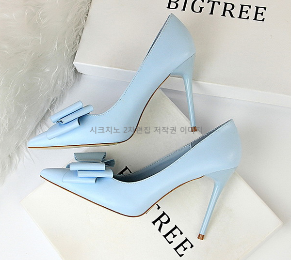 로비스 10cm 리본 파스텔 펌프스 하이힐 7color 상세 이미지 17