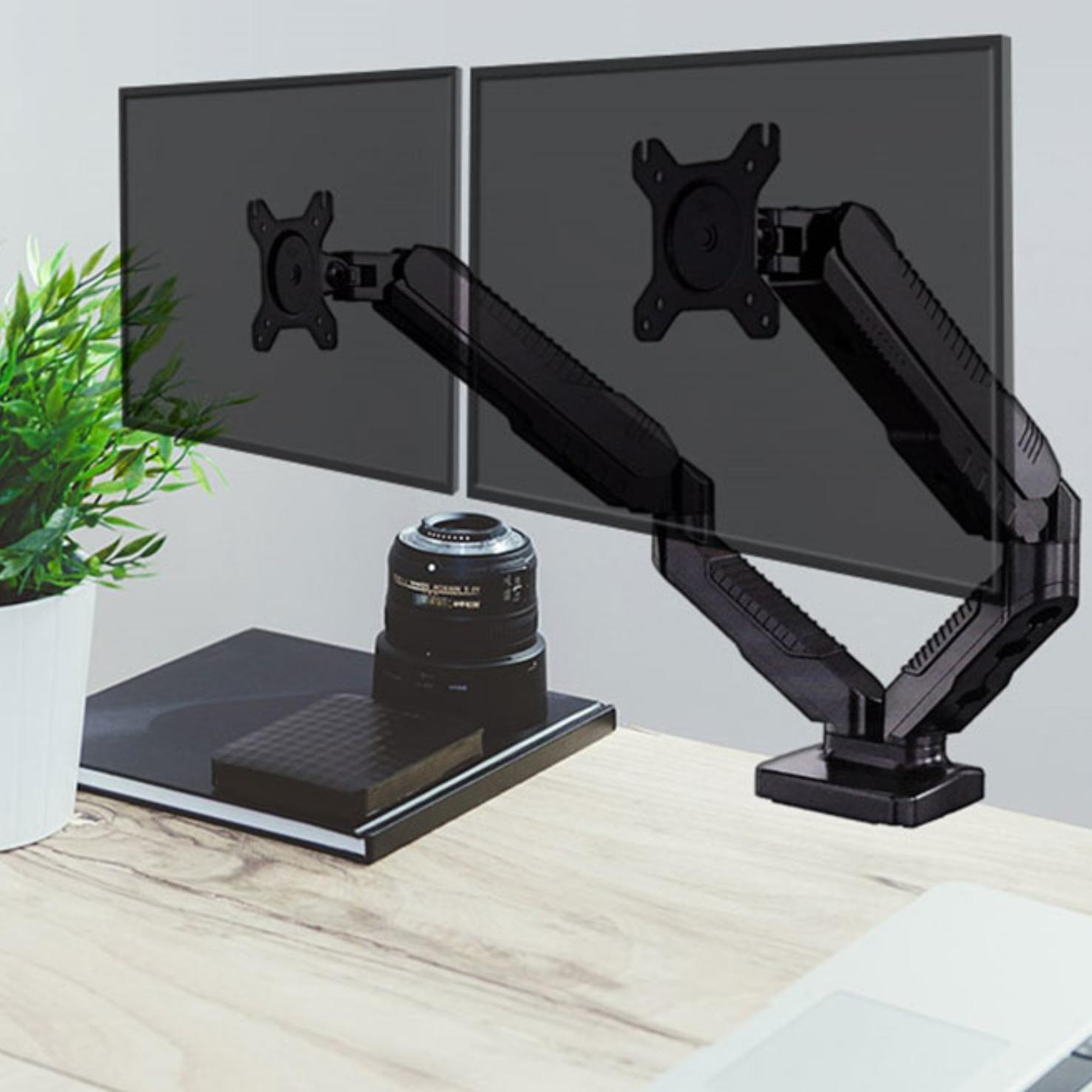 듀얼 모니터 스탠드 거치대 2대 주식모니터 암 
