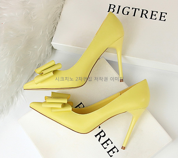 로비스 10cm 리본 파스텔 펌프스 하이힐 7color 상세 이미지 14