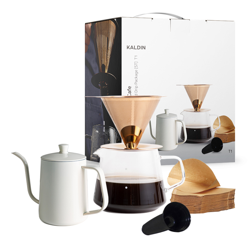 칼딘 홈카페 티타늄 핸드드립 패키지 T1 드립세트