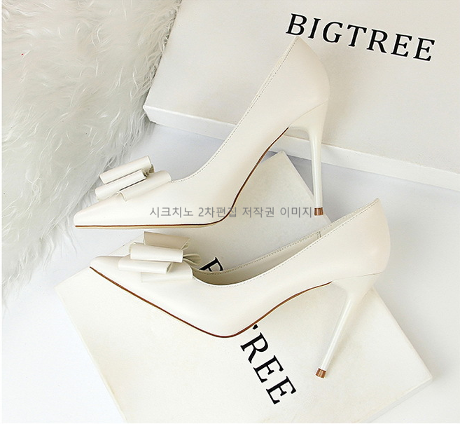 로비스 10cm 리본 파스텔 펌프스 하이힐 7color 상세 이미지 12