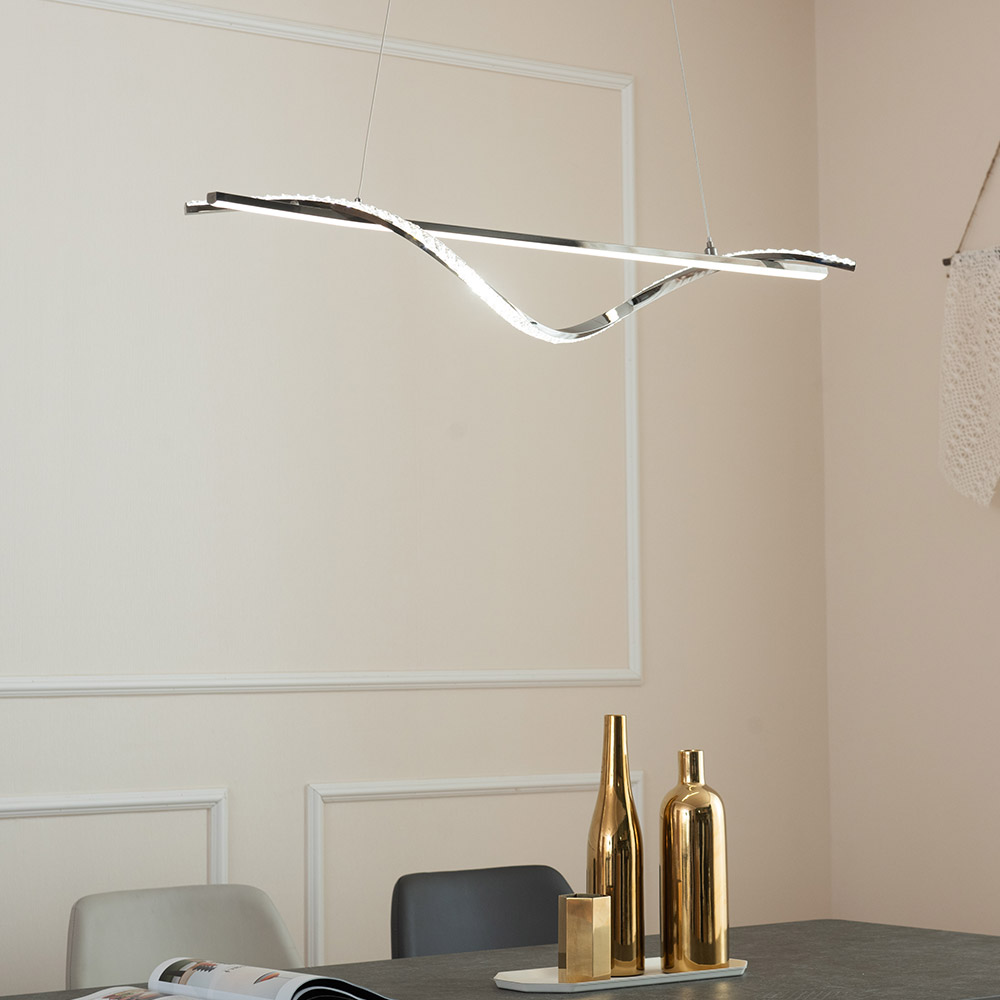 LED 식탁조명 식탁등 파우스트 40W 블랙 - 상세 이미지 3