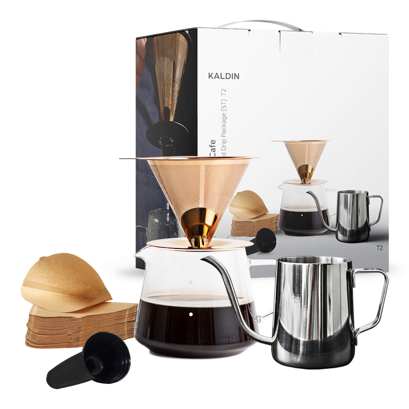 칼딘 홈카페 티타늄 핸드드립 패키지 T2 드립세트