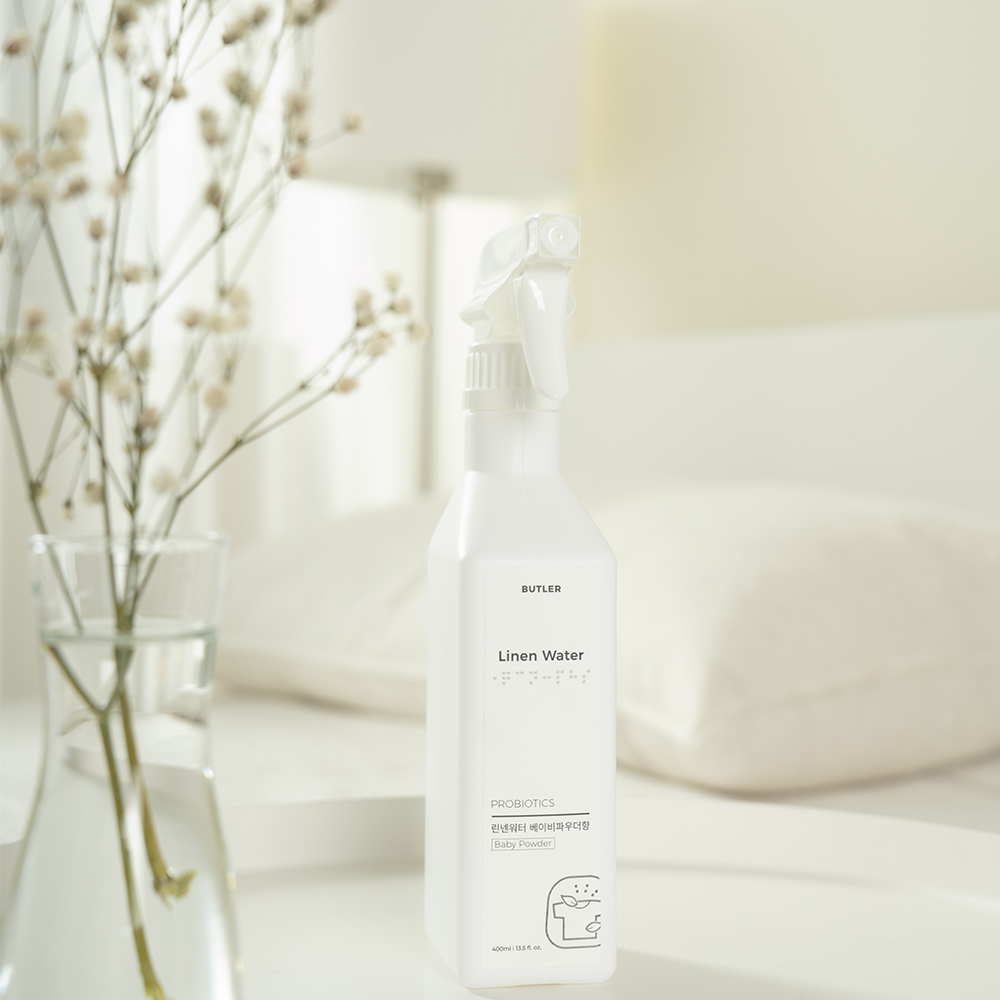 버틀러 린넨워터 섬유탈취제 항균 스프레이 듀드랍향 400ml 1통 이미지 4