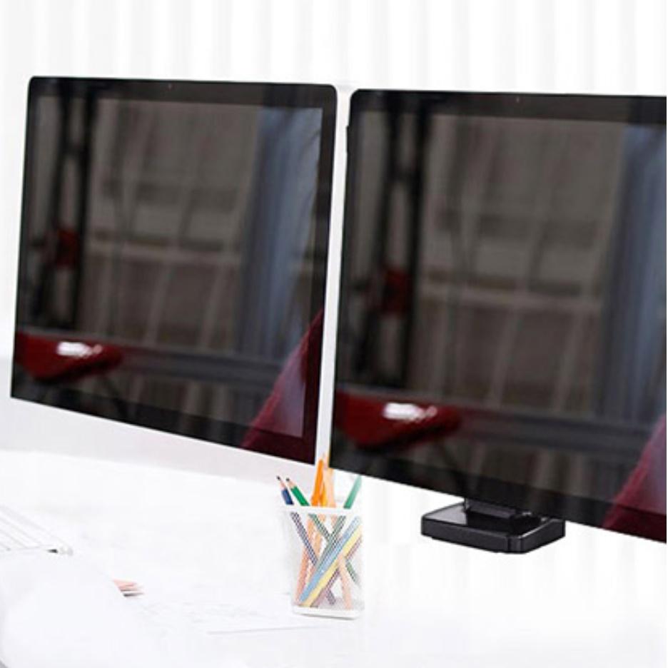 2대 주식모니터 암 듀얼 모니터 스탠드 거치대 