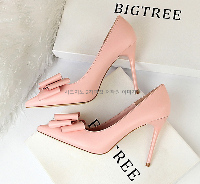 로비스 10cm 리본 파스텔 펌프스 하이힐 7color 상세 이미지 19
