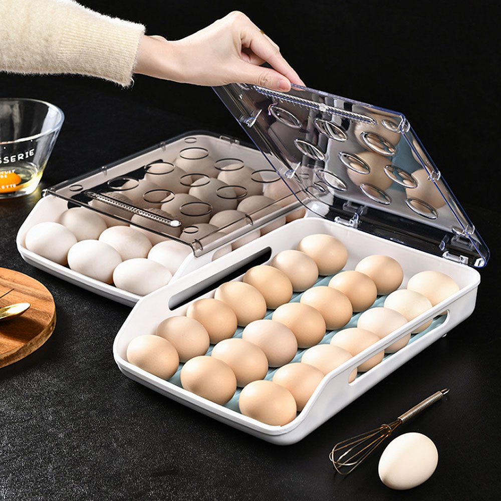 에그트레이 계란 정리함 보관함 14구 투명