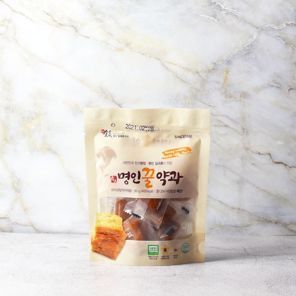 꿀약과(파우치형) 80g - 상품 이미지
