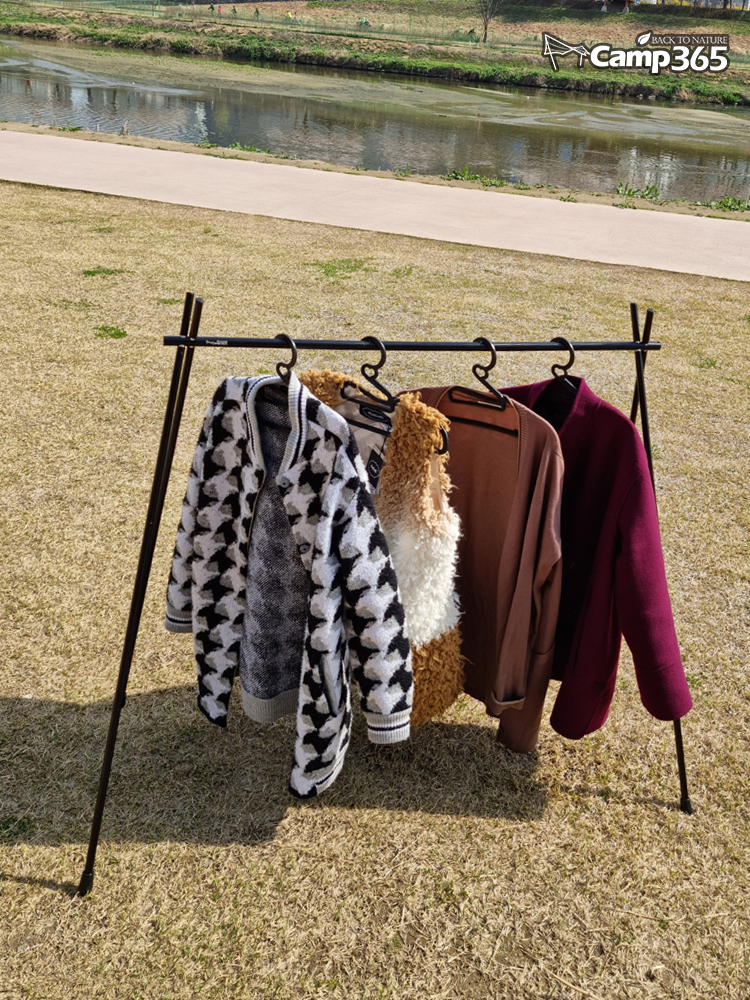 캠프365 경량 캠핑 인디언 행어 / 캠핑 행거 수납대 옷걸이 정리 캠핑용품 초경량