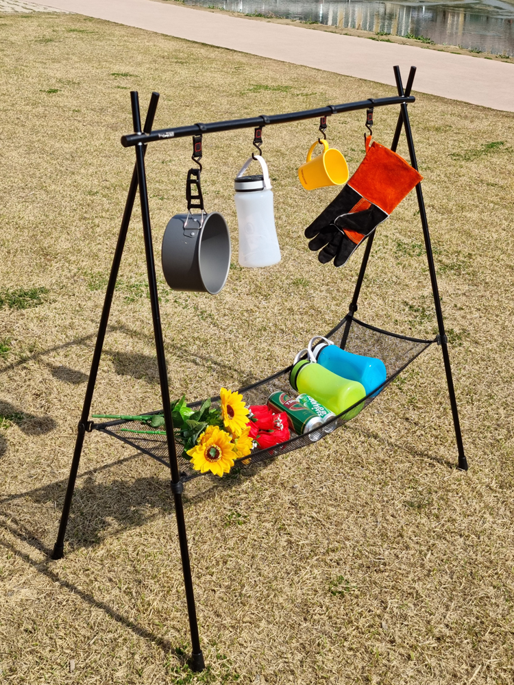 캠프365 경량 캠핑 인디언 행어 / 캠핑 행거 수납대 옷걸이 정리 캠핑용품 초경량