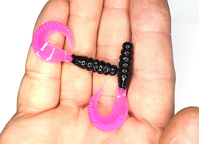 잇베이트 D-TAIL GLUB 디테일 쁘띠그럽  더블 / 벌크 50pcs/ 투톤 / 1.8 / 쏘가리글럽 / 글럽웜 / it bait - 상세 이미지 3