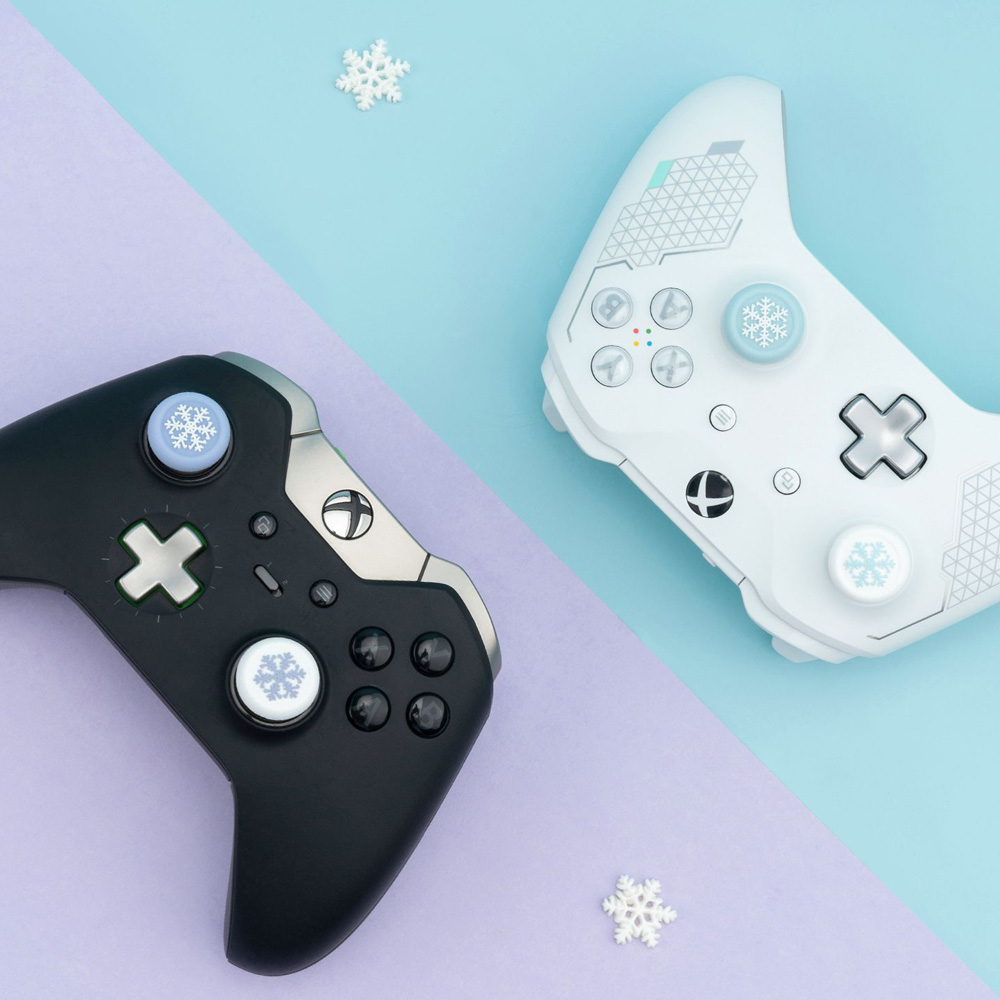 듀얼센스 스틱 커버 긱쉐어 눈꽃 엑박패드 프로콘2 컨트롤러 호환