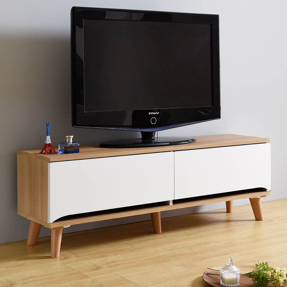 쥬시 1200 미니 TV 거실장 낮은 티비다이 장식장