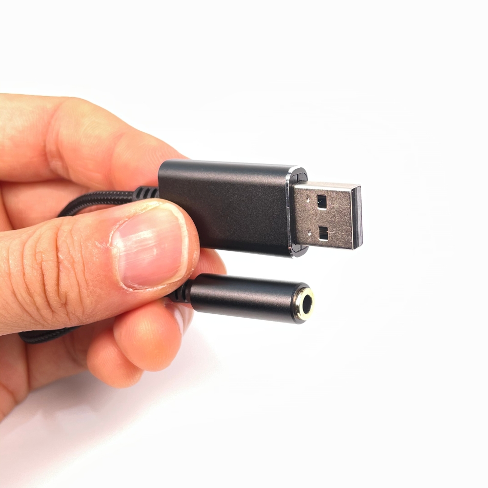 고급 USB 오디오 컨버터 - 4극 마이크/이어폰 usb젠더 / 사운드카드 변환젠더 - 상세 이미지 5