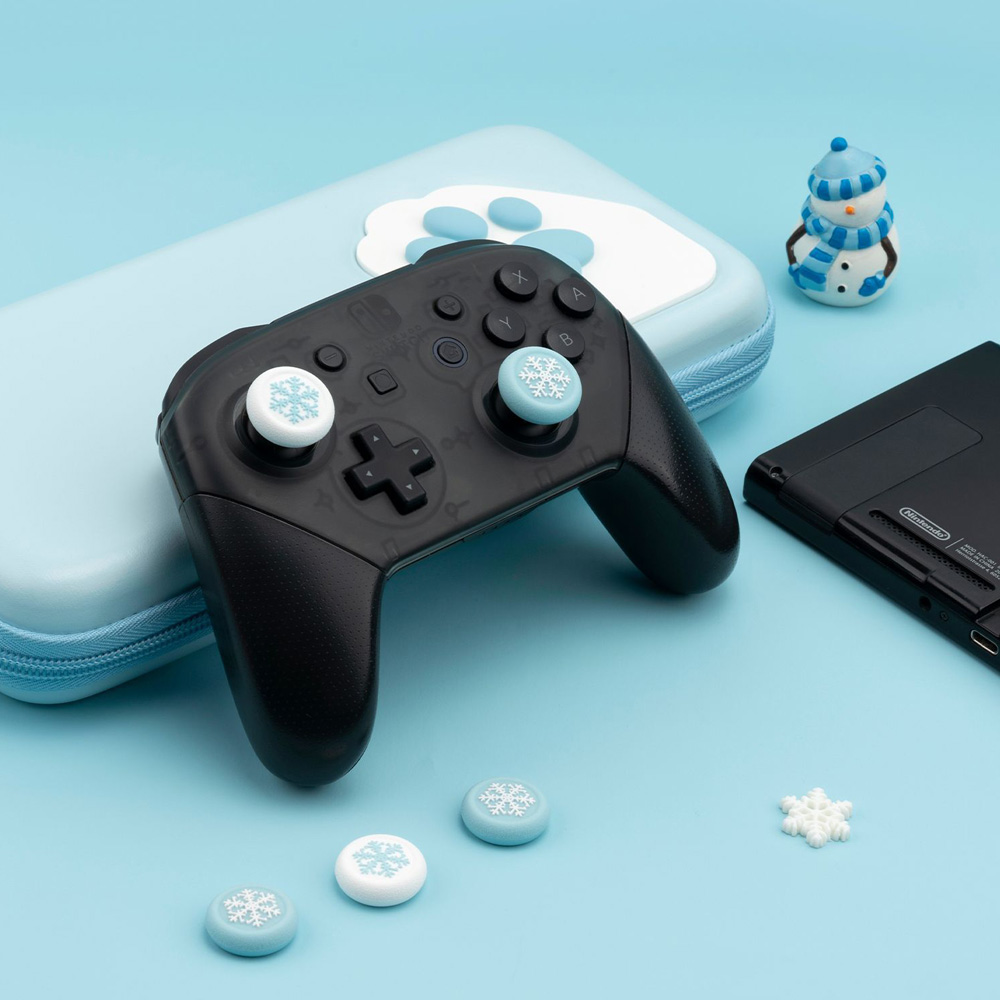 듀얼센스 스틱 커버 긱쉐어 눈꽃 엑박패드 프로콘2 컨트롤러 호환 - 상세 이미지 3