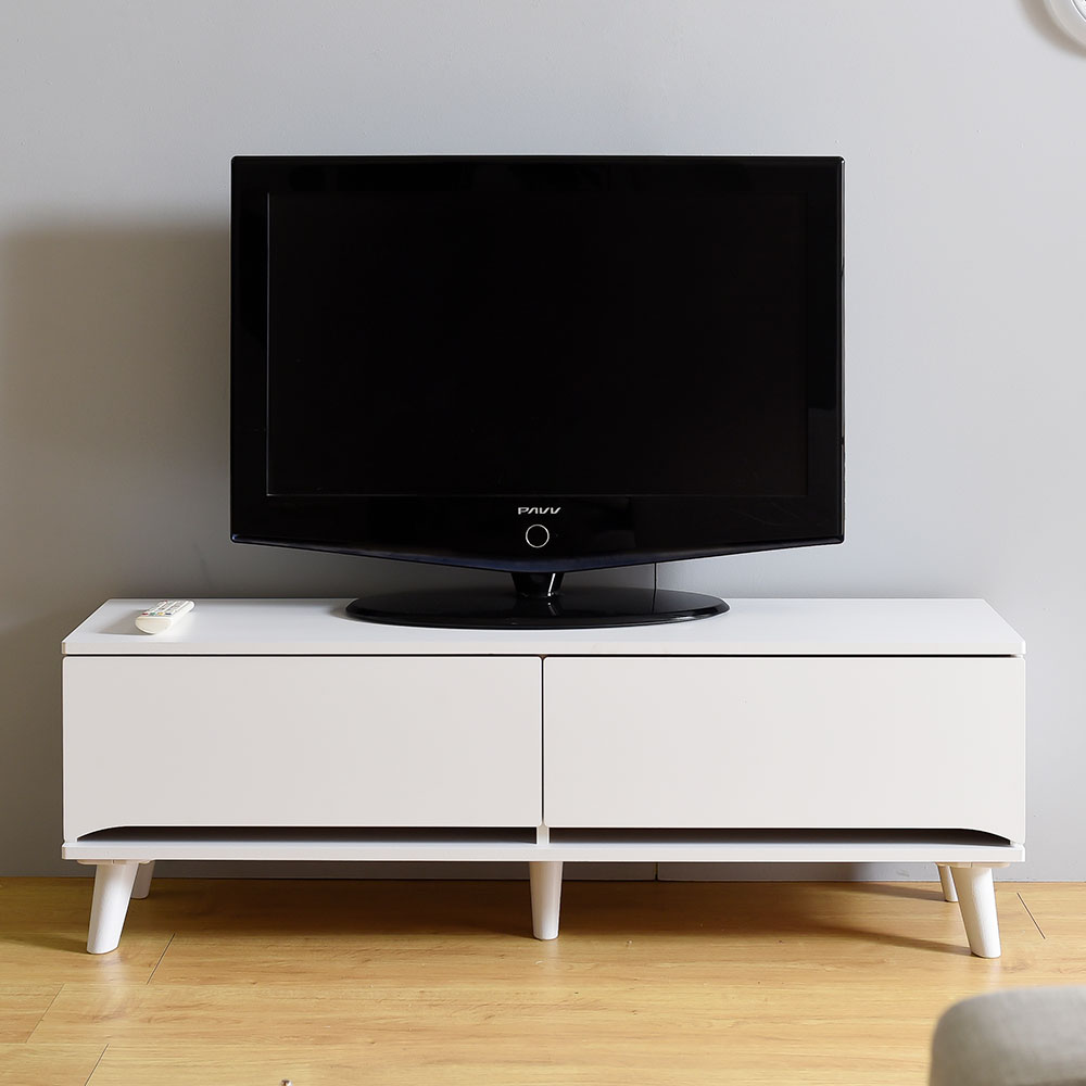 쥬시 1200 미니 TV 거실장 낮은 티비다이 장식장