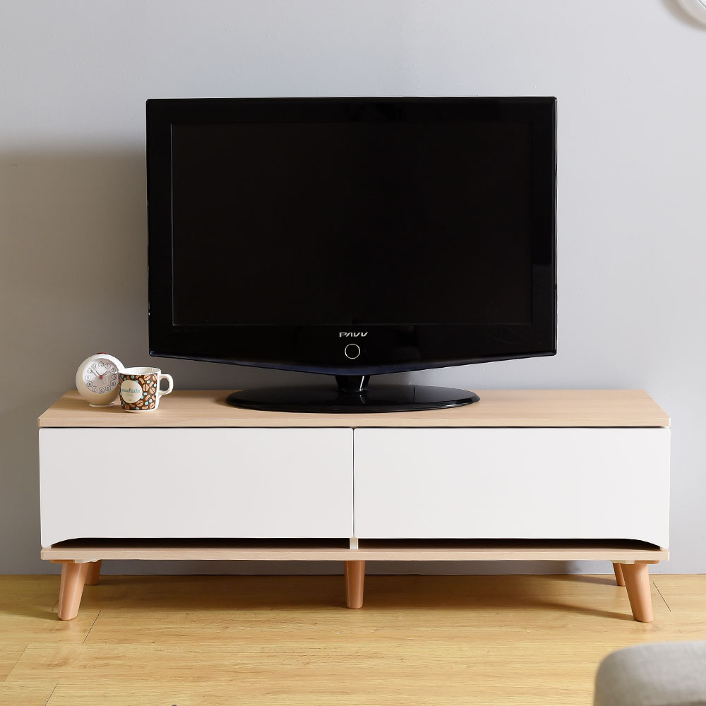 쥬시 1200 미니 TV 거실장 낮은 티비다이 장식장