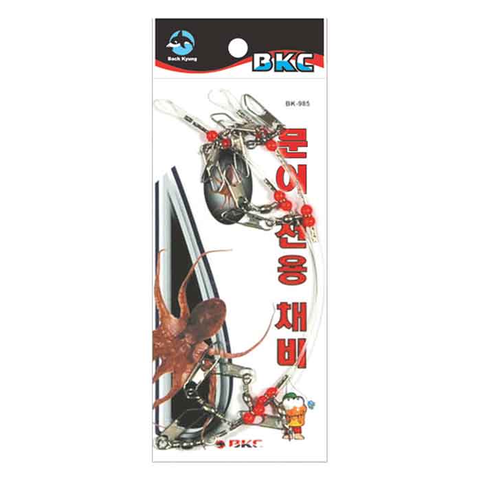 백경 문어 전용 채비 BK-985 묶음채비 바다낚시 - 메인 이미지