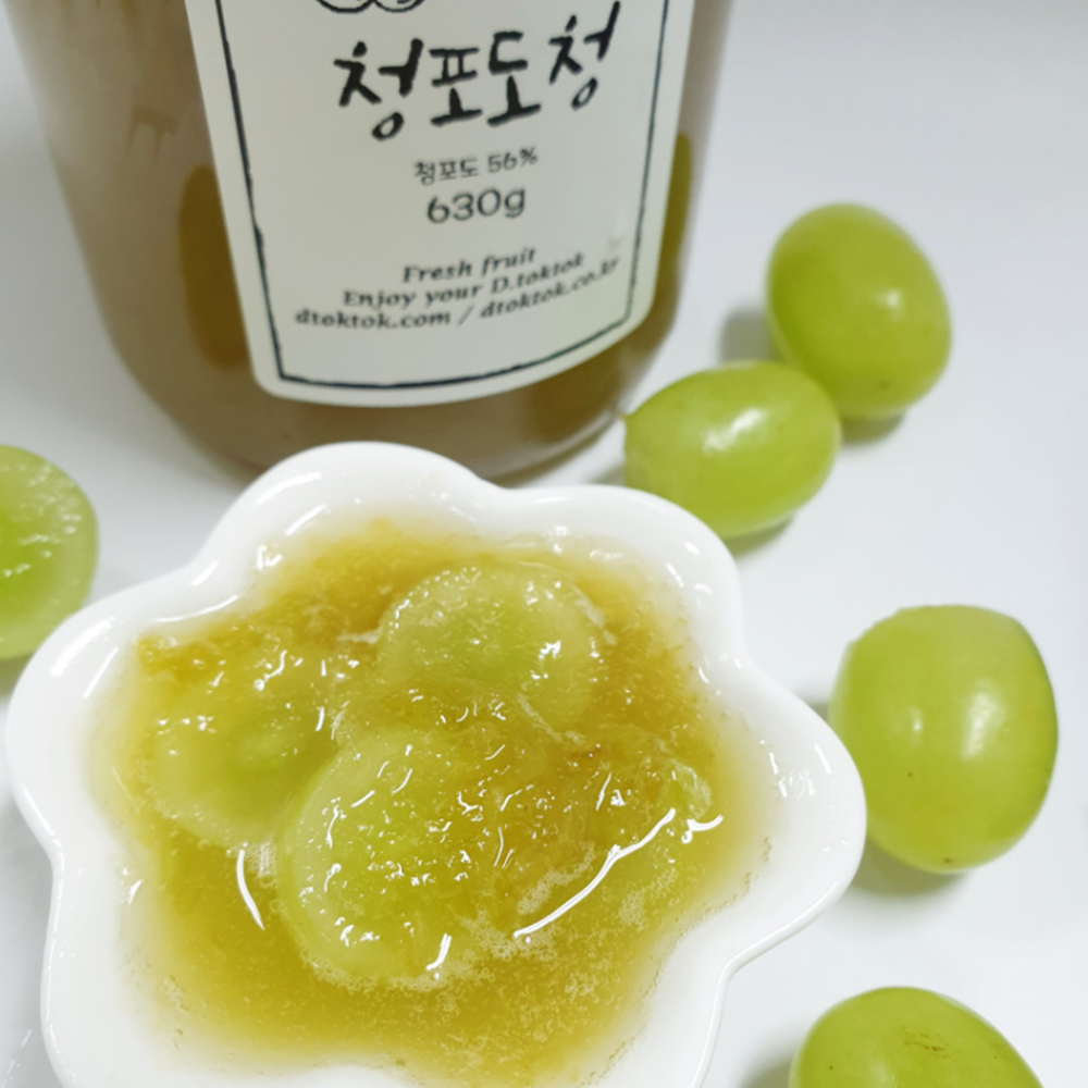 청포도청 수제 과일청 청포도 에이드 탄산수 답례품 선물 홈카페 재료 레시피 스승의날 - 상세 이미지 2